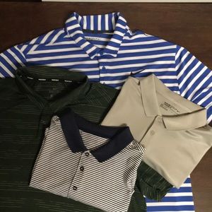 Lot of XXL Nike DriFit golf shirts